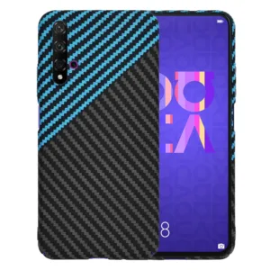 Techsuit - Carbonite FiberShell - Huawei Nova 5T / Honor 20 - Blue Pulse