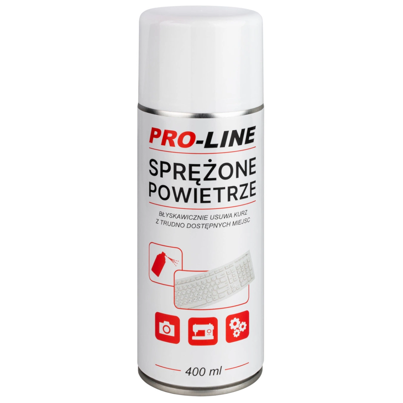 Compressed air for cleaning the electronics of sewing machines PRO-LINE spray 400ml