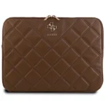 Guess Quilted 4G cover for a 14" laptop - brown