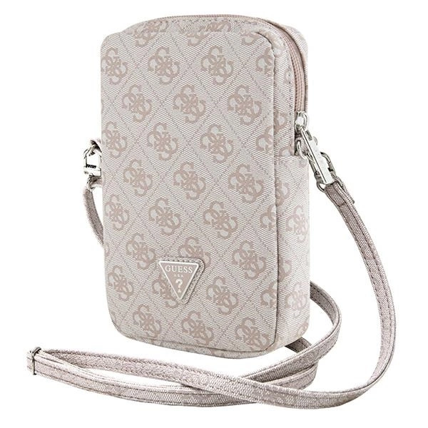 Guess Zip 4G Triangle bag - pink