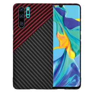 Techsuit - Carbonite FiberShell - Huawei P30 Pro / P30 Pro New Edition - Red Vortex