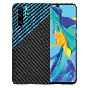 Techsuit - Carbonite FiberShell - Huawei P30 Pro / P30 Pro New Edition - Blue Pulse