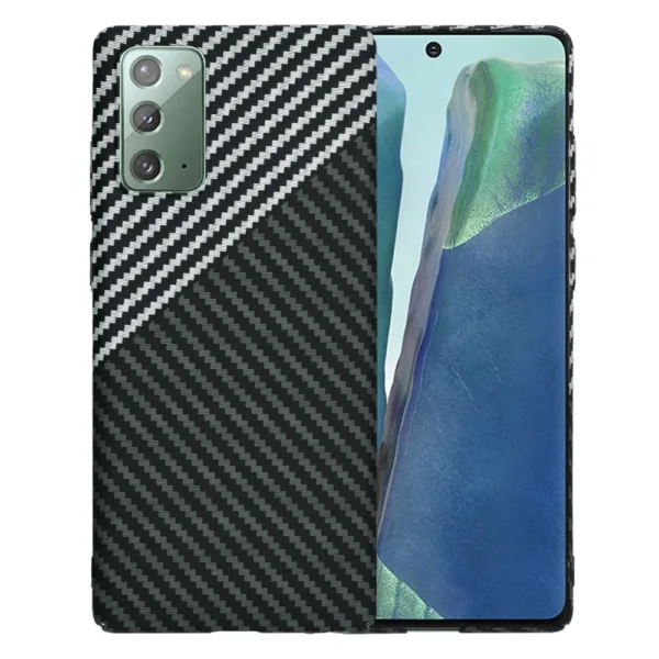 Techsuit - Carbonite FiberShell - Samsung Galaxy Note 20 4G / Note 20 5G - Stealth Gray