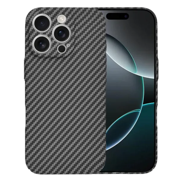 Techsuit - Carbonite FiberShell - iPhone 16 Pro - Black