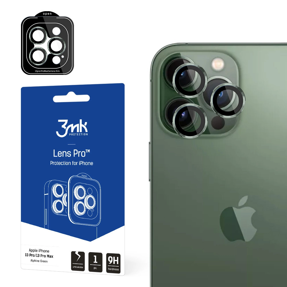 3mk Lens Protection Pro Camera Cover for iPhone 13 Pro / iPhone 13 Pro Max - Green