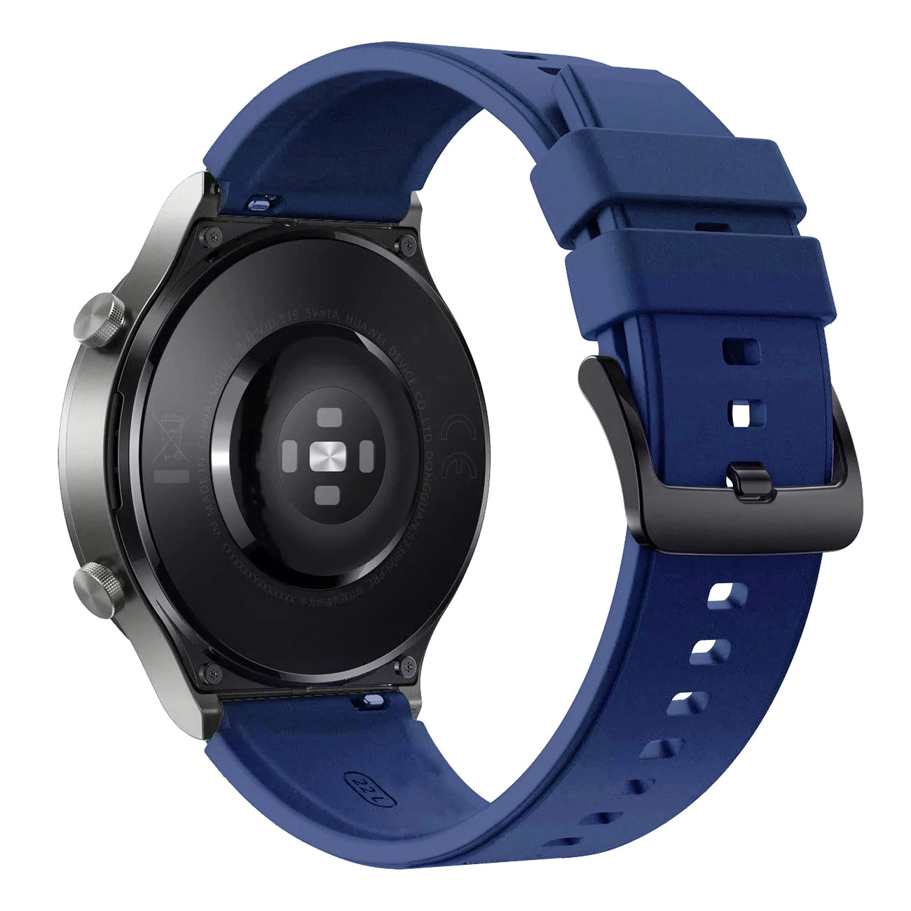 Silicone Strap for Huawei Watch GT 2/3/4/2 Pro/3 Pro/4 Pro/GT 2e 46mm - Navy Blue