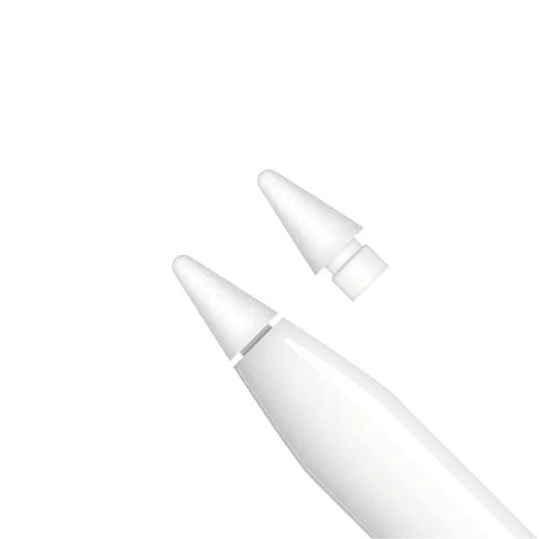 Fixed - (2 pack) Stylus Replacement Tips (FIXPET-WH) - Compatible with Apple Pencil 1/2 - White