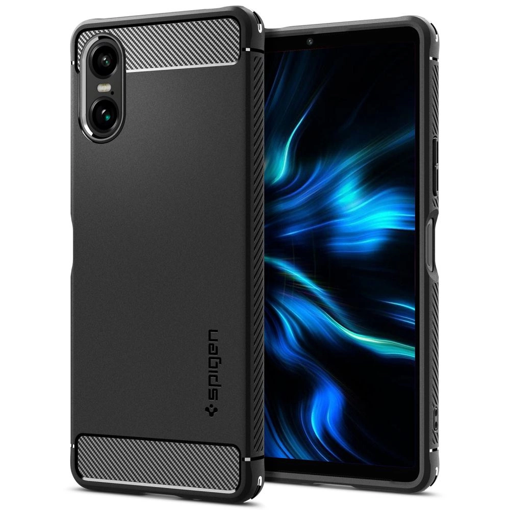 Spigen Rugged Armor Case for Sony Xperia 10 VI - Matte Black