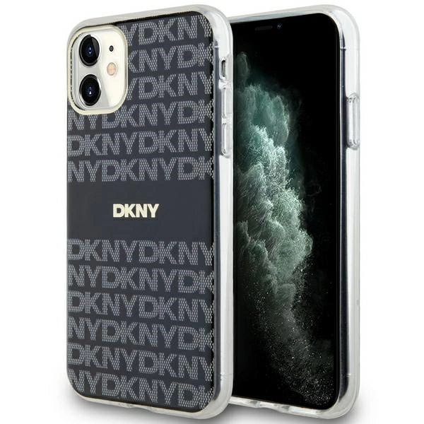 DKNY IML Mono & Stripe MagSafe case for iPhone 11 / Xr - black