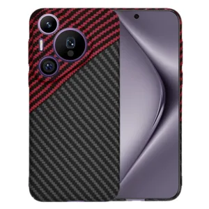 Techsuit - Carbonite FiberShell - Huawei Pura 70 Pro - Red Vortex