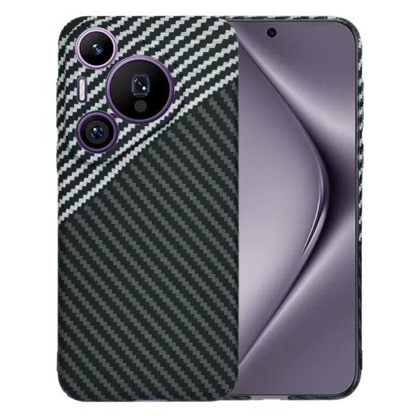 Techsuit - Carbonite FiberShell - Huawei Pura 70 Pro - Stealth Gray