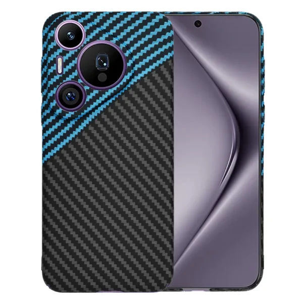 Techsuit - Carbonite FiberShell - Huawei Pura 70 Pro - Blue Pulse