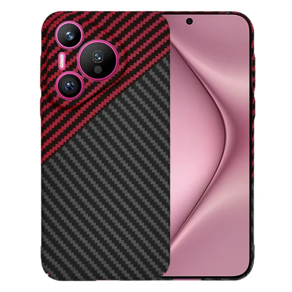 Techsuit - Carbonite FiberShell - Huawei Pura 70 - Red Vortex