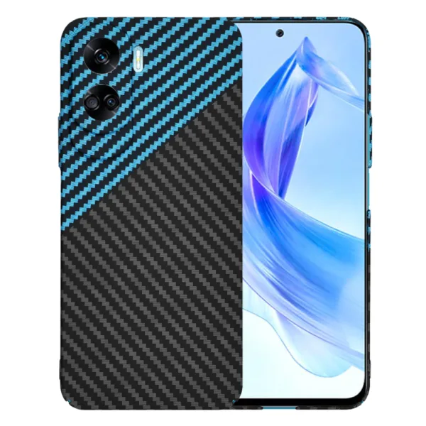 Techsuit - Carbonite FiberShell - Honor 90 Lite - Blue Pulse