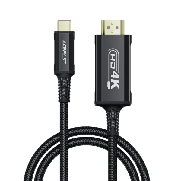 Acefast C1 USB-C/HDMI Video Cable 4K 60Hz HDR 1.8m - Black