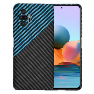 Techsuit - Carbonite FiberShell - Xiaomi Redmi Note 10 Pro / Note 10 Pro Max - Blue Pulse