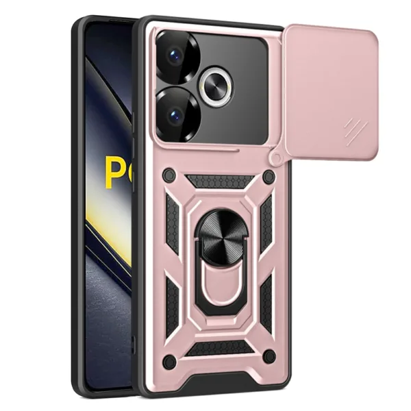 Techsuit - CamShield Series - Xiaomi Poco F6 - Rose Gold