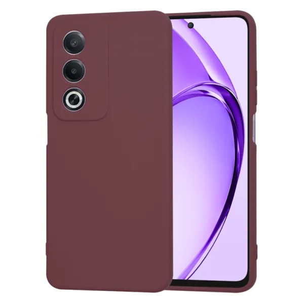 Techsuit - SoftFlex - Oppo A80 5G - Plum Red