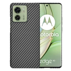 Techsuit - Carbonite FiberShell - Motorola Edge 40 / Edge (2023) - Black