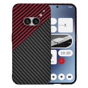 Techsuit - Carbonite FiberShell - Nothing Phone (2a) / (2a) Plus - Red Vortex