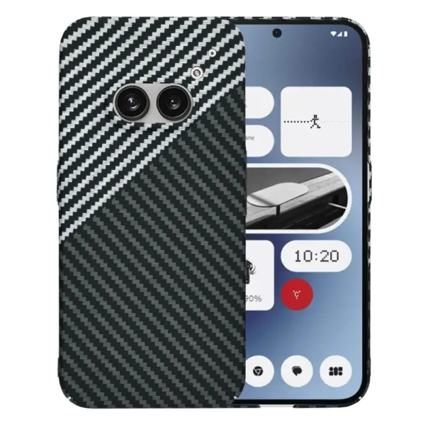 Techsuit - Carbonite FiberShell - Nothing Phone (2a) / (2a) Plus - Stealth Gray