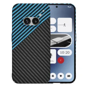 Techsuit - Carbonite FiberShell - Nothing Phone (2a) / (2a) Plus - Blue Pulse