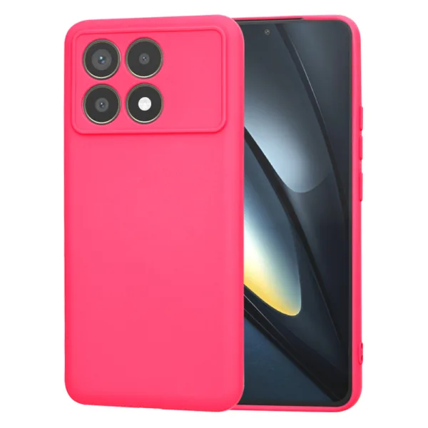 Techsuit - SoftFlex - Xiaomi Poco F6 Pro - Hot Pink