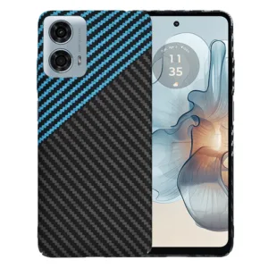 Techsuit - Carbonite FiberShell - Motorola Moto G24 Power - Blue Pulse