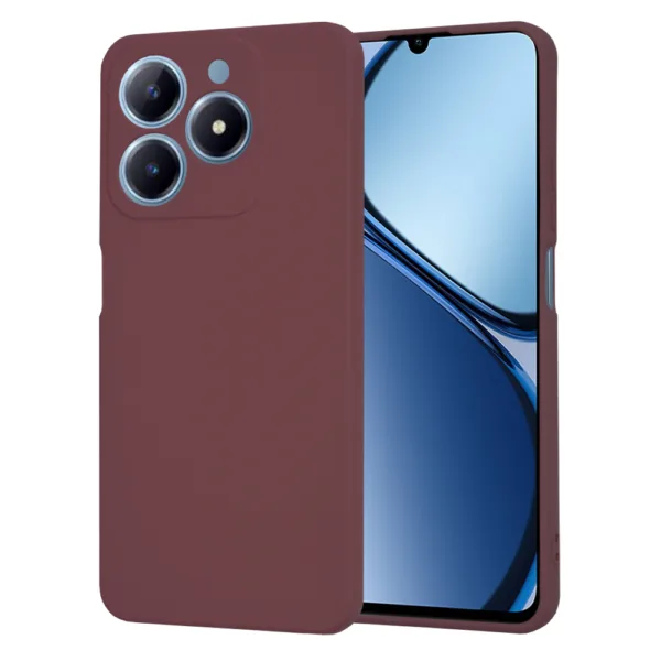 Techsuit - SoftFlex - Realme C63 / C61 - Plum Red