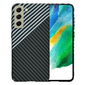 Techsuit - Carbonite FiberShell - Samsung Galaxy S21 FE 5G - Stealth Gray