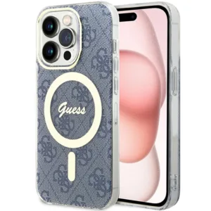 Guess - IML 4G MagSafe (GUHMP15SH4STB) - iPhone 15 / iPhone 14 / iPhone 13 - Blue