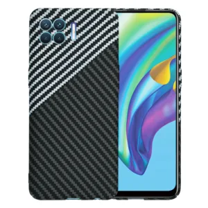 Techsuit - Carbonite FiberShell - Oppo Reno4 Lite - Stealth Gray