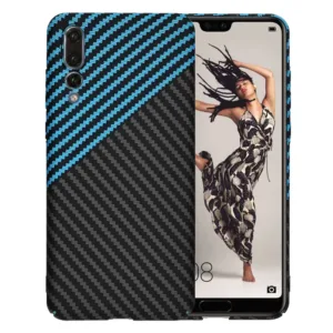 Techsuit - Carbonite FiberShell - Huawei P20 Pro - Blue Pulse