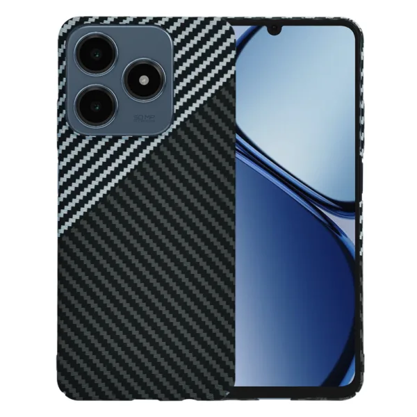 Techsuit - Carbonite FiberShell - Realme C63 / C61 - Stealth Gray