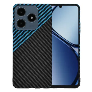 Techsuit - Carbonite FiberShell - Realme C63 / C61 - Blue Pulse