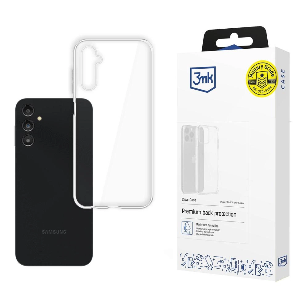 3mk Clear Case for Samsung Galaxy A14 4G / 5G - transparent