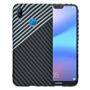 Techsuit - Carbonite FiberShell - Huawei P20 Lite - Stealth Gray