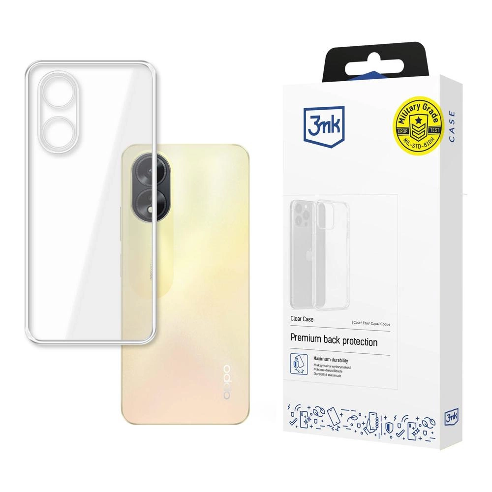 3mk Clear Case for Oppo A38 - transparent