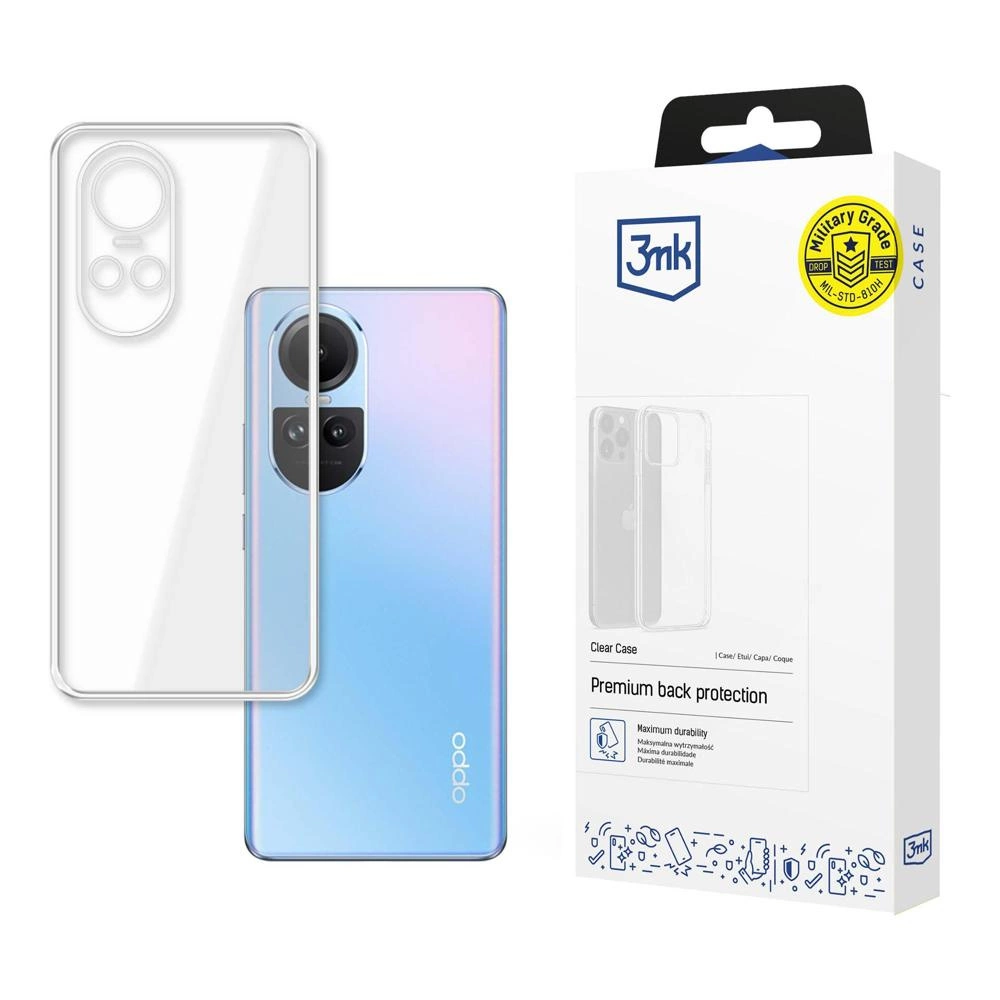 3mk Clear Case for Oppo Reno 10 (CPH2531) / Pro - transparent