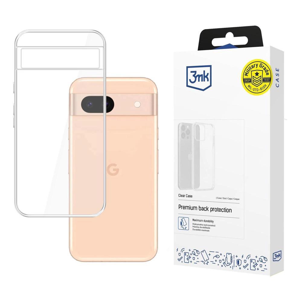 3mk Clear Case for Google Pixel 8A 5G - transparent