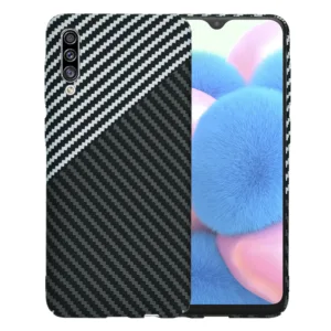 Techsuit - Carbonite FiberShell - Samsung Galaxy A30s / A50 / A50s - Stealth Gray