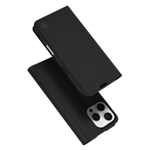 Techsuit - Magskin Book - iPhone 16 Pro - Black