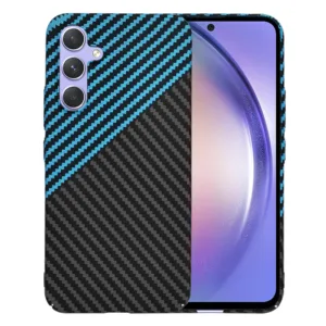 Techsuit - Carbonite FiberShell - Samsung Galaxy A54 - Blue Pulse