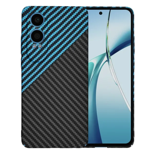 Techsuit - Carbonite FiberShell - OnePlus Nord CE4 Lite - Blue Pulse