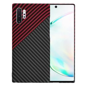 Techsuit - Carbonite FiberShell - Samsung Galaxy Note 10 Plus 4G / Note 10 Plus 5G - Red Vortex