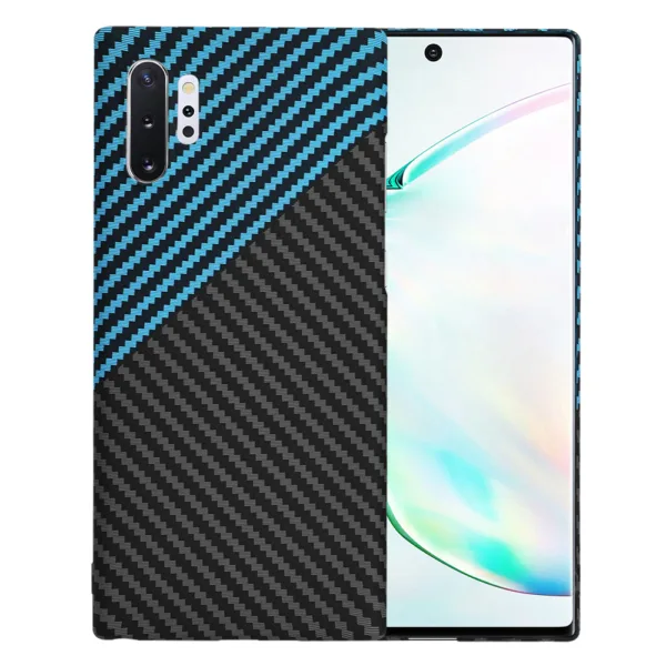 Techsuit - Carbonite FiberShell - Samsung Galaxy Note 10 Plus 4G / Note 10 Plus 5G - Blue Pulse