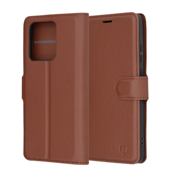 Techsuit - Leather Folio - Motorola Edge 50 Neo / Motorola ThinkPhone 25 - Brown