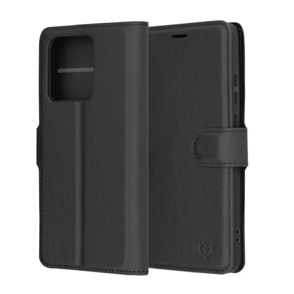 Techsuit - Leather Folio - Motorola Edge 50 Neo / Motorola ThinkPhone 25 - Black