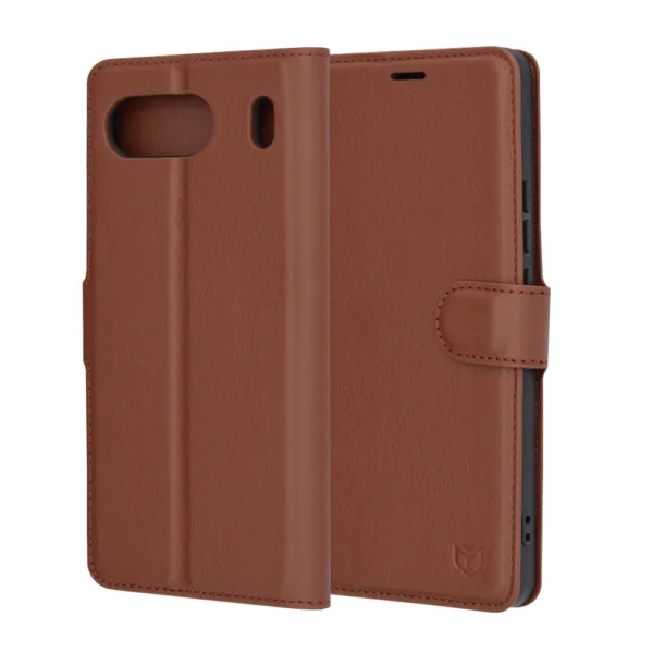 Techsuit - Leather Folio - OnePlus Nord 4 - Brown