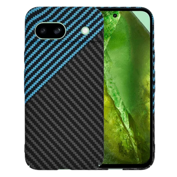 Techsuit - Carbonite FiberShell - Google Pixel 8a - Blue Pulse